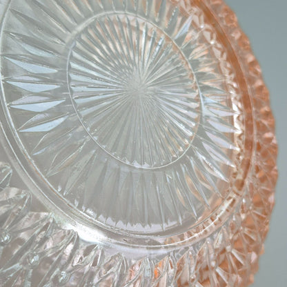 Jeannette HOLIDAY PINK Round Serving Bowl, c.1940-60s USA