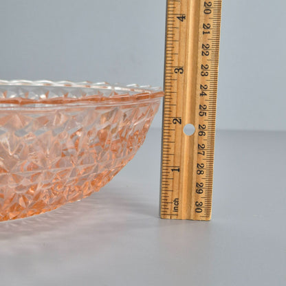 Jeannette HOLIDAY PINK Round Serving Bowl, c.1940-60s USA