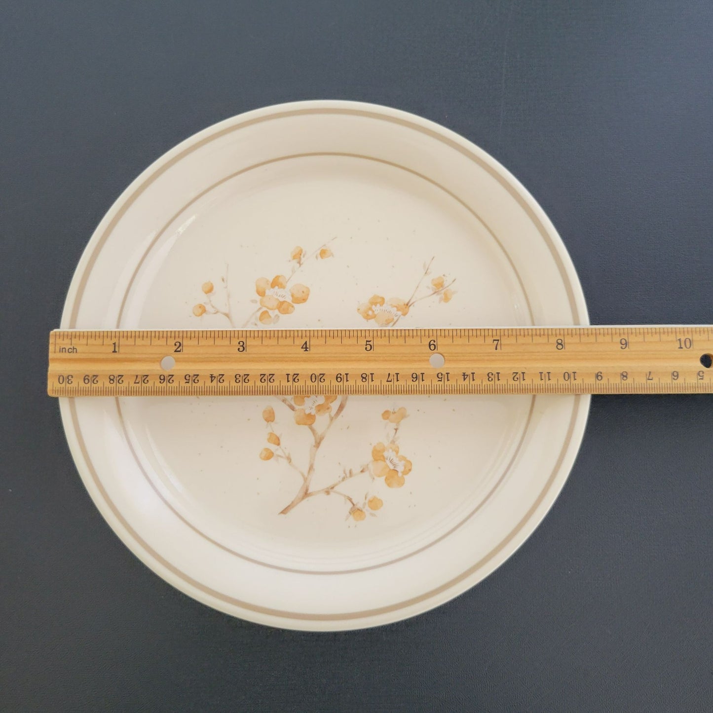 Corning China Blossom Luncheon Plate Set of 2, c.1980-90s USA
