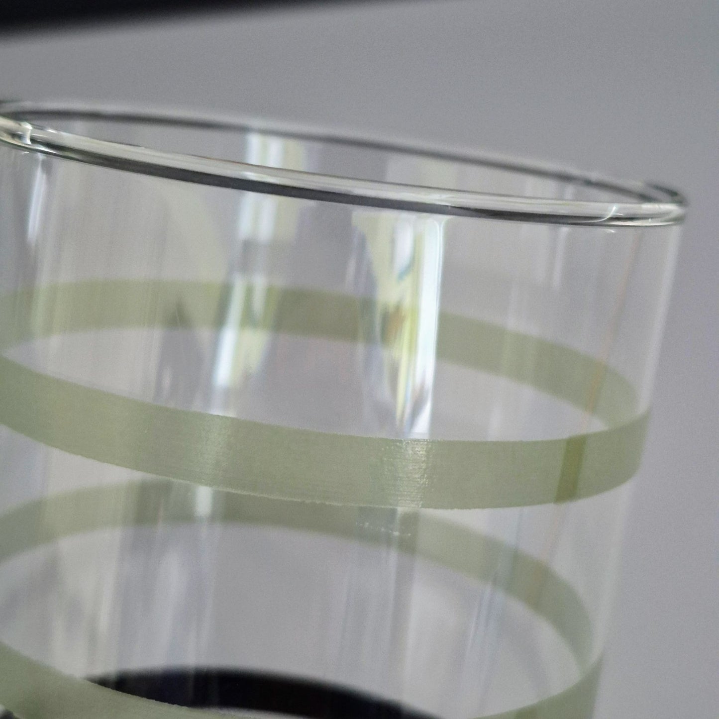 Pfaltzgraff "Sphere" Glass Tumbler Set of 2, c.2001-07