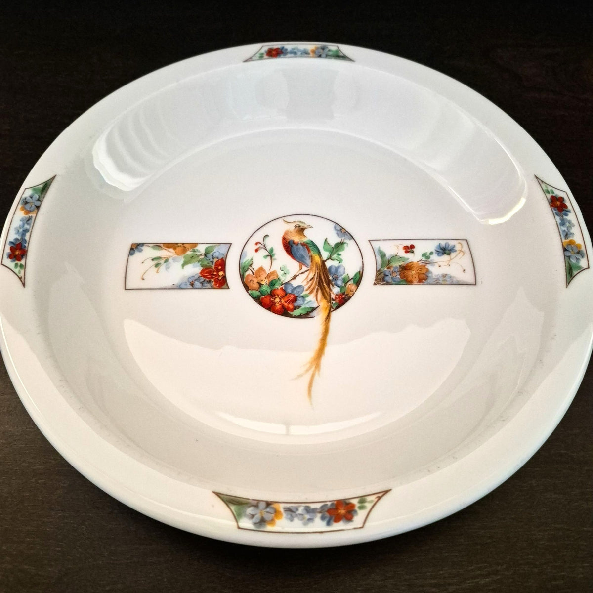 Royal Rochester "Golden Pheasant" 9" Pie Baking Plate, USA Made