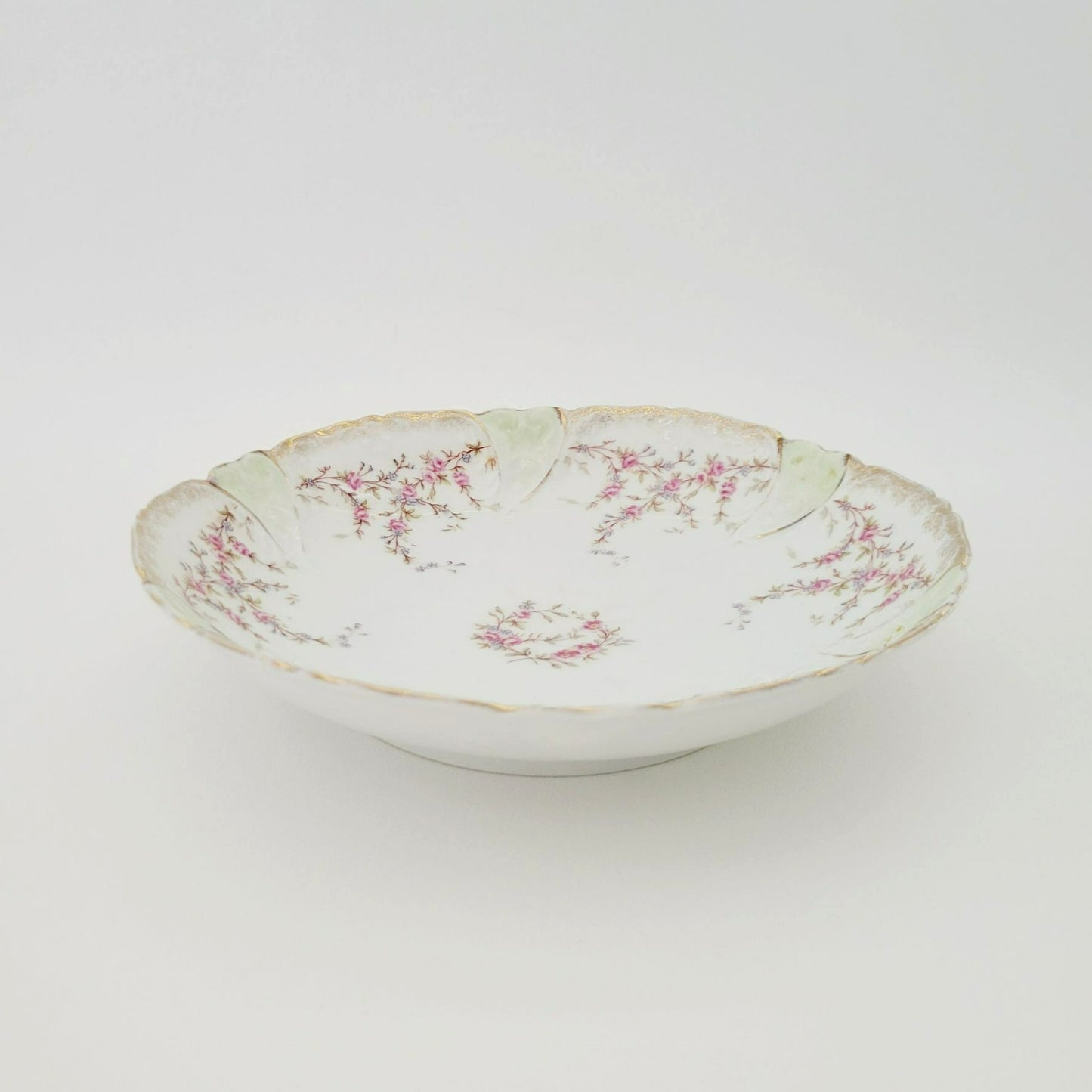 Antique Carl Tielsch Shallow Serving Bowl, Germany c.1875-1935