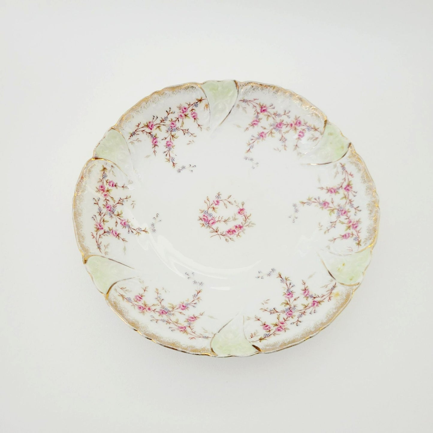 Antique Carl Tielsch Shallow Serving Bowl, Germany c.1875-1935