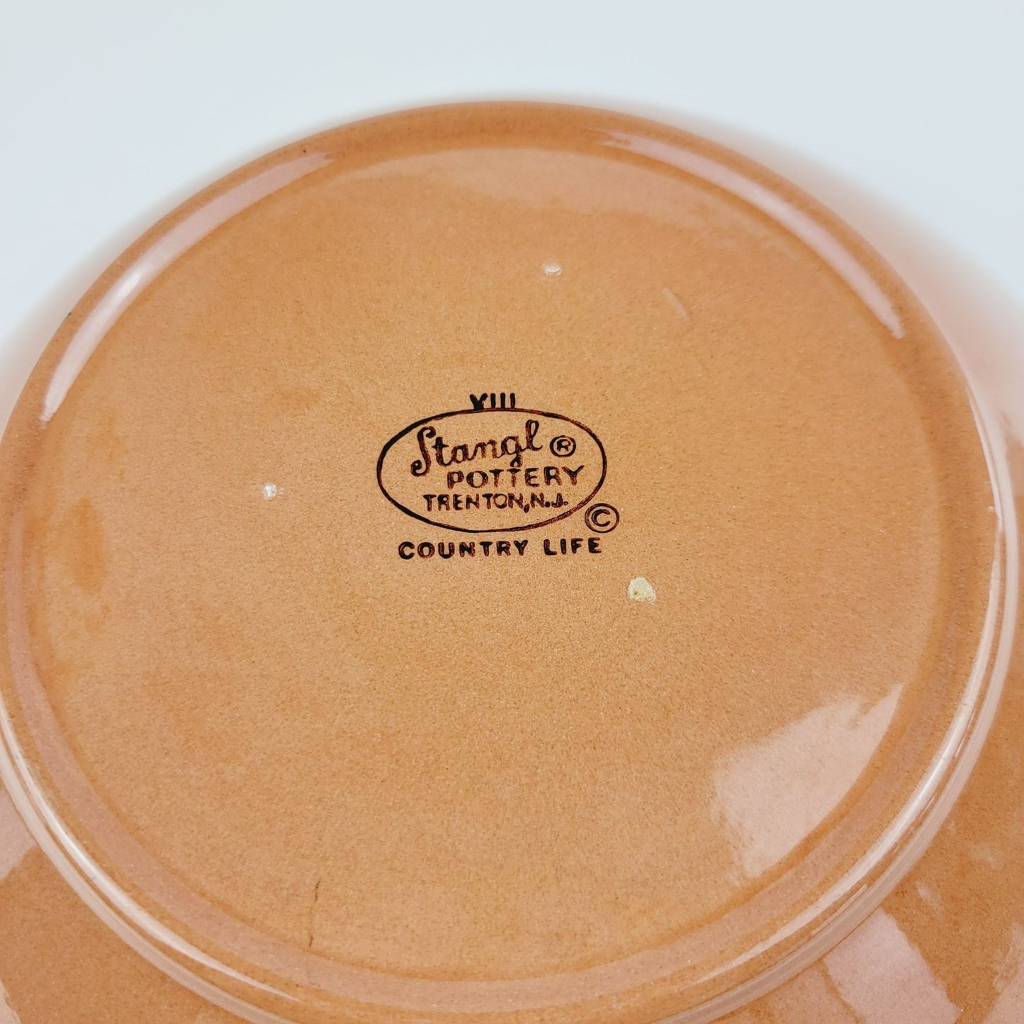 Stangl Pottery Country Life 8" Serving Bowl, c.1956-78 USA Made