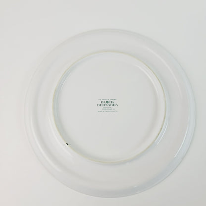 Block Bernarda 12" Round Serving Platter, Artist's Garden Midsummer Watercolor