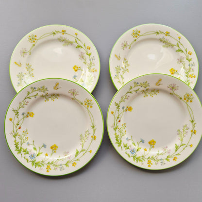 Noritake "Reverie" Bread Plate Set of 4, c.1974-86 Japan
