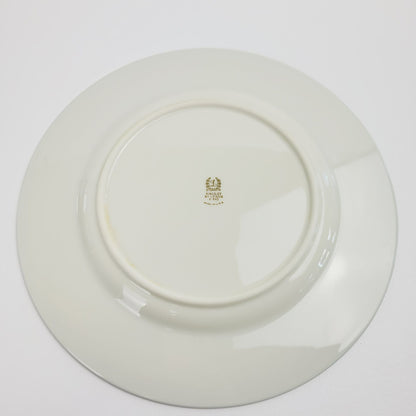 Lenox Kingsley Dinner Plate, Platinum Trim, c.1954-79 USA