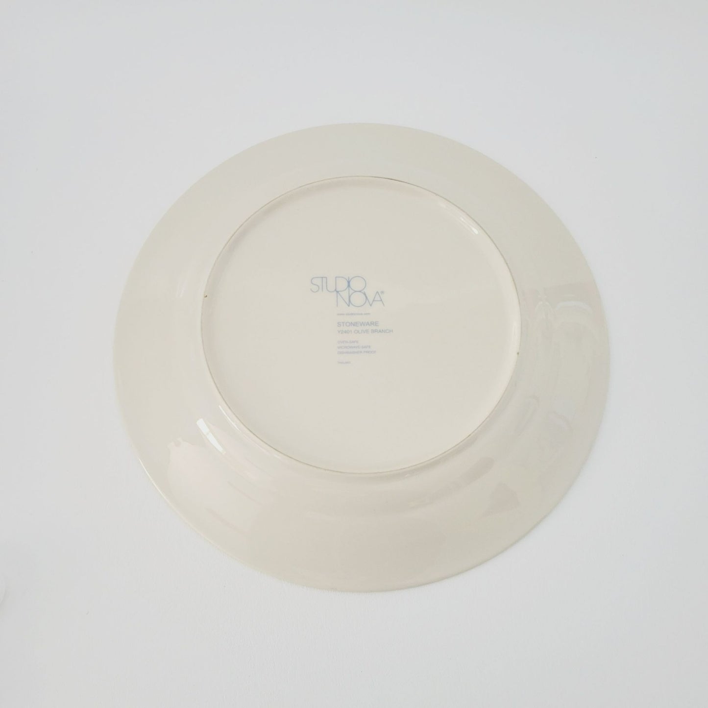 Studio Nova Olive Branch Stoneware Dinner Plate