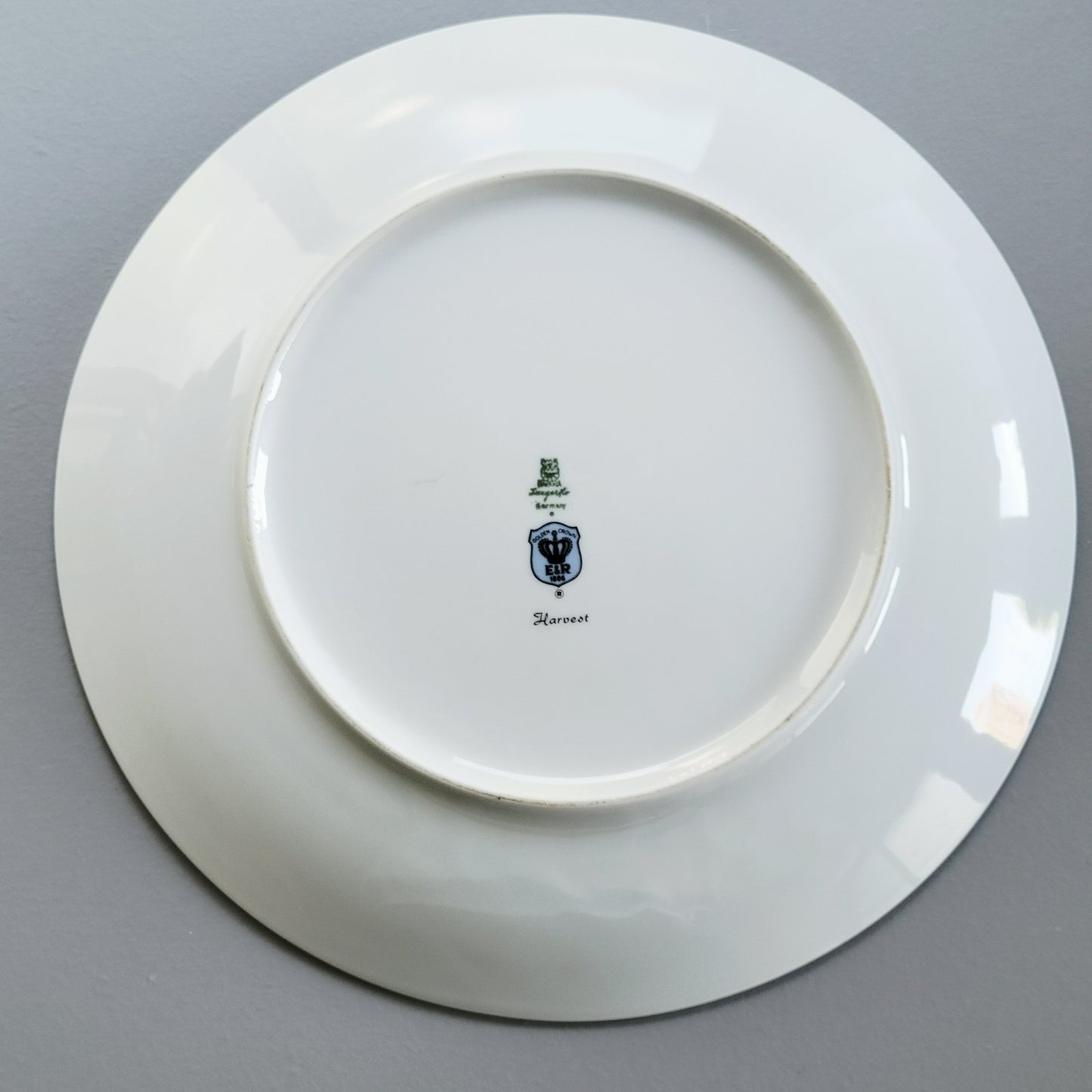 PM Jaeger & Co. Harvest Dinner Plate, Pear & Figs, c.1950-60 Bavaria Germany