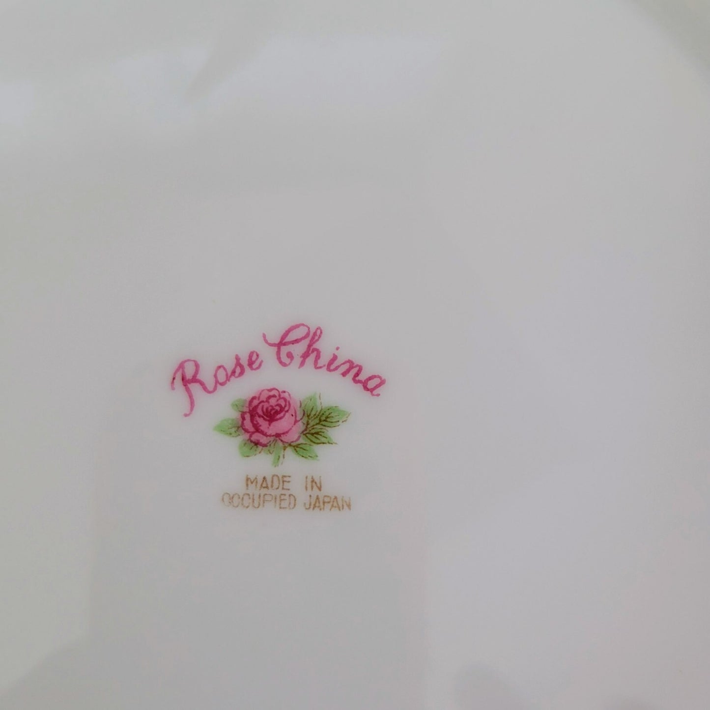 Noritake Rose China RO1 Covered Serving Bowl, c.1945-48 Occupied Japan