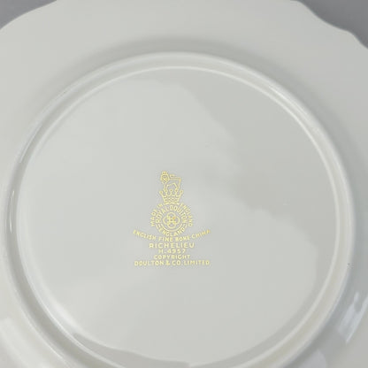 Royal Doulton "Richelieu" Bread Plate, Set of 2, c.1960 England