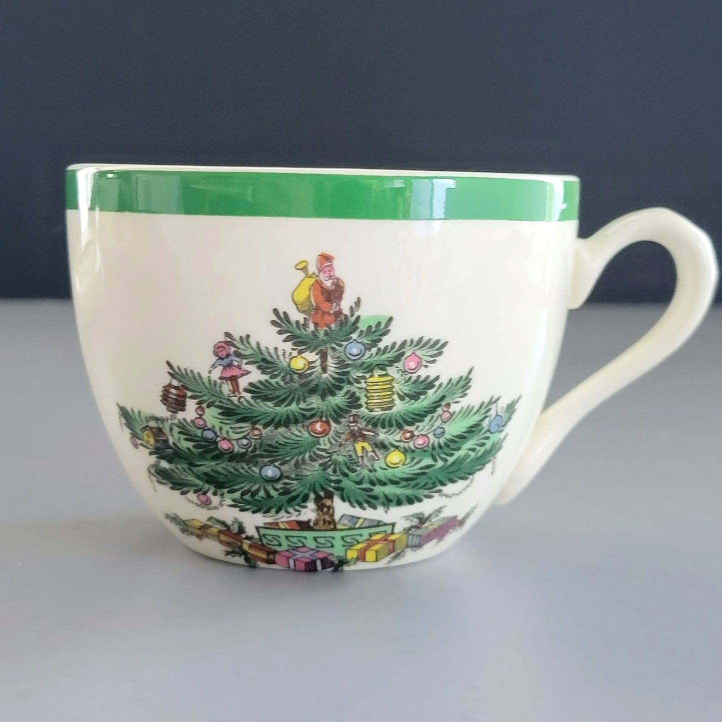 Spode  Christmas Tree Cup Set of 2, England c.1990s