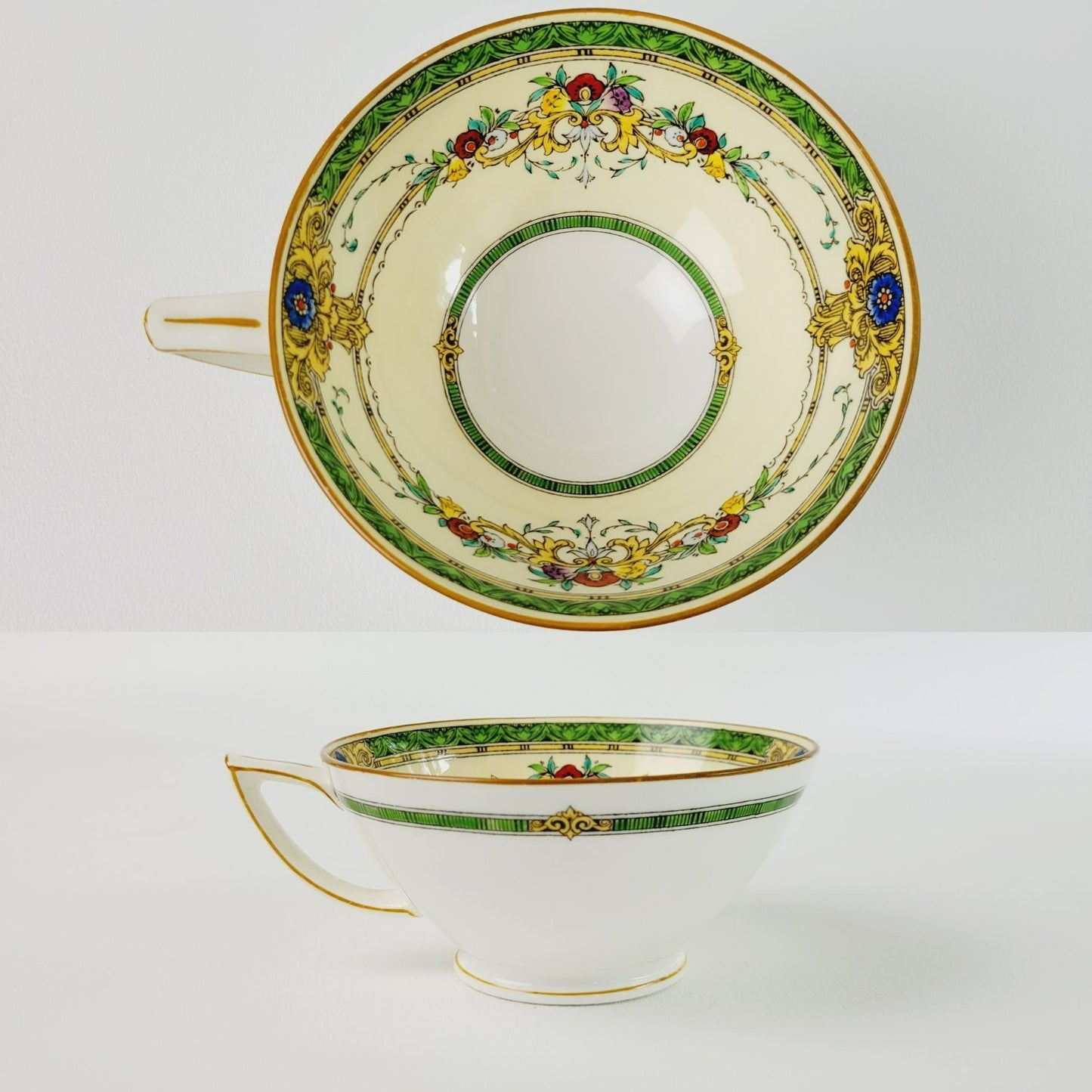 Minton Windsor Teacup Set of 4, c.1923-50 England