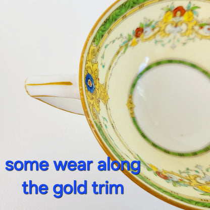 Minton Windsor Teacup Set of 4, c.1923-50 England