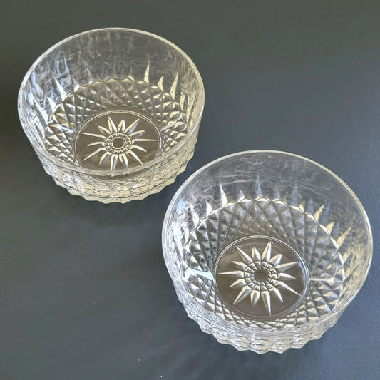 Arcoroc France Clear Cereal Bowl, Set of 2