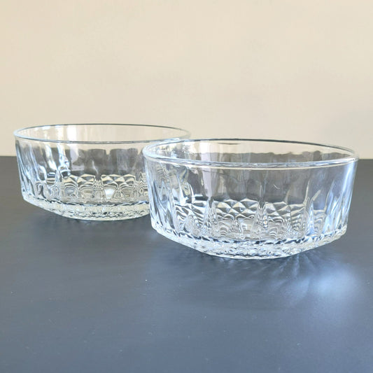 Arcoroc France Clear Cereal Bowl, Set of 2