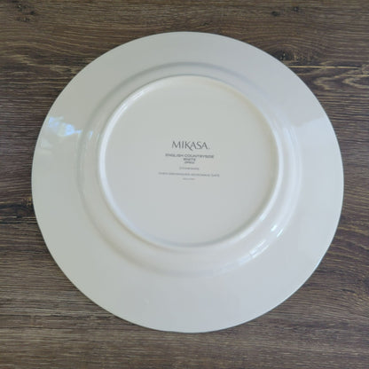English Countryside White 12"Round Serving Platter