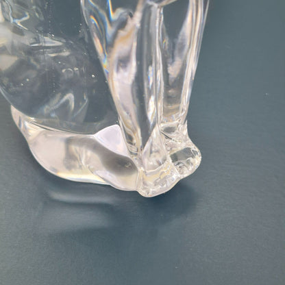 Silvestri Art Glass Sitting Cat Figurine