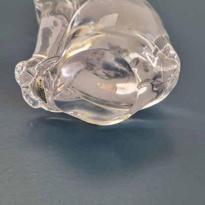 Silvestri Art Glass Sitting Cat Figurine