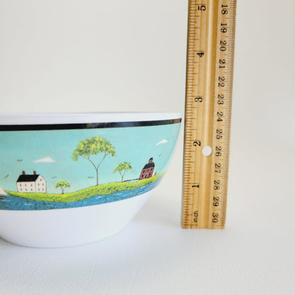 Sakura Coastal Breeze Plastic Bowl Set of 2