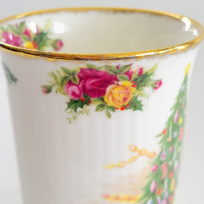 Royal Albert Christmas Magic Coffee Mug, England c.1990s