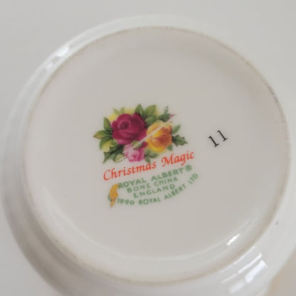 Royal Albert Christmas Magic Coffee Mug, England c.1990s