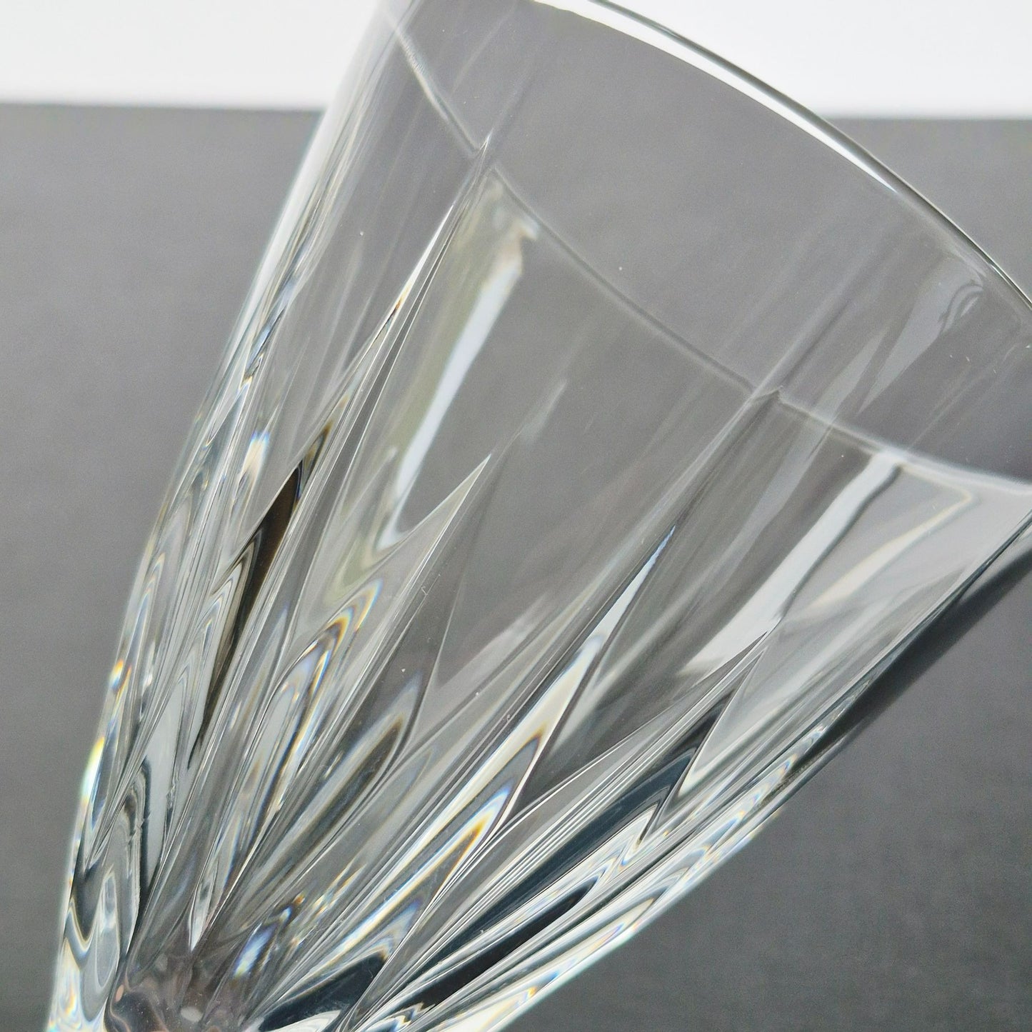 Mikasa "High Point" Crystal Goblet Set of 2, c.1999-2004 Japan