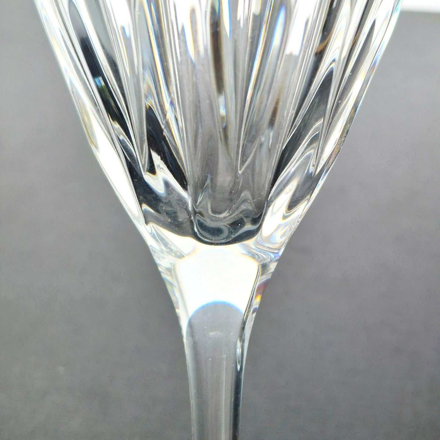 Mikasa "High Point" Crystal Goblet Set of 2, c.1999-2004 Japan