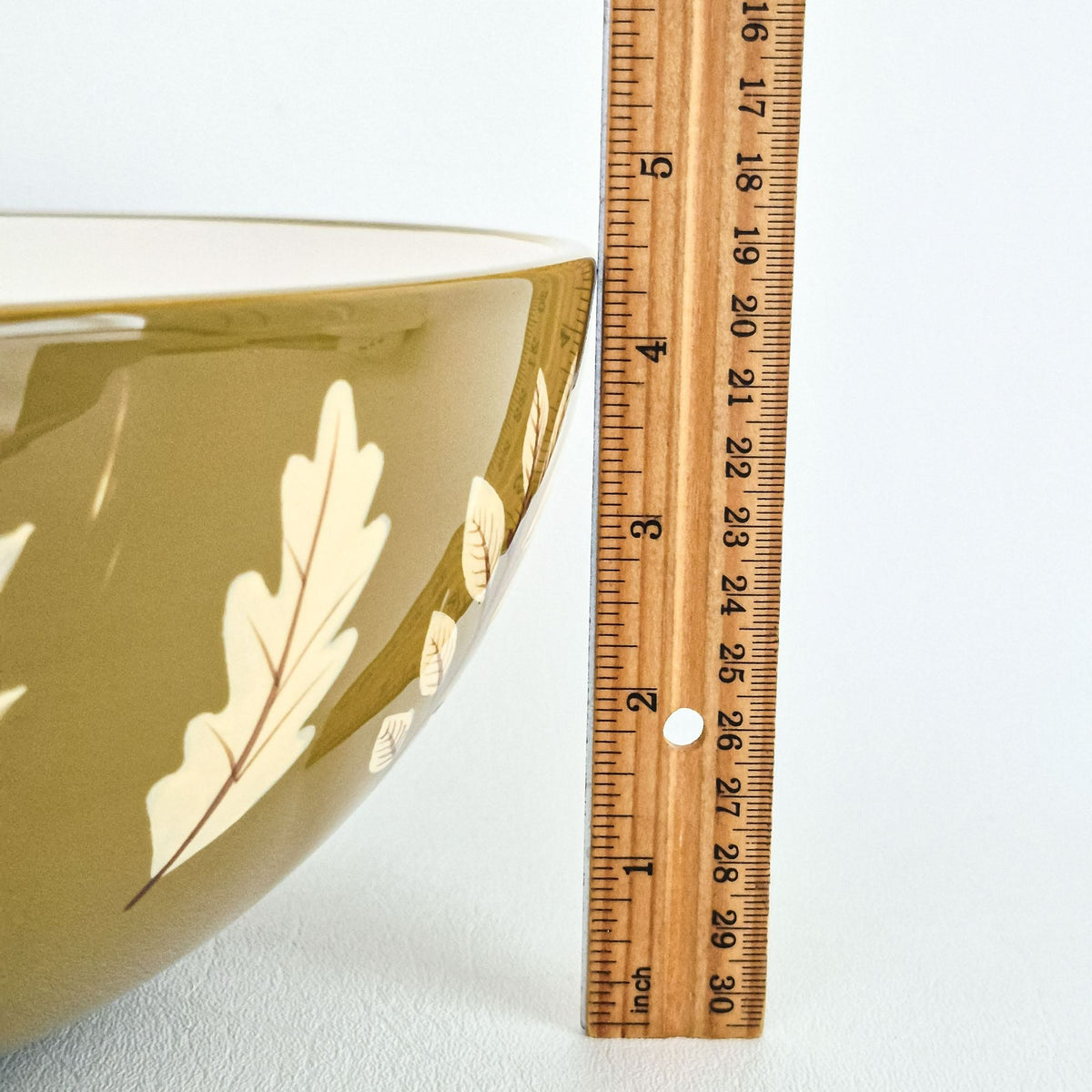 Tag Autumn Leaves 11" Round Serving Bowl