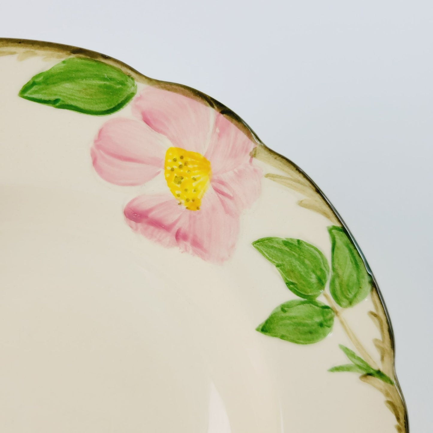 Franciscan Desert Rose Cereal Bowl c.1949-53 USA Back Stamp