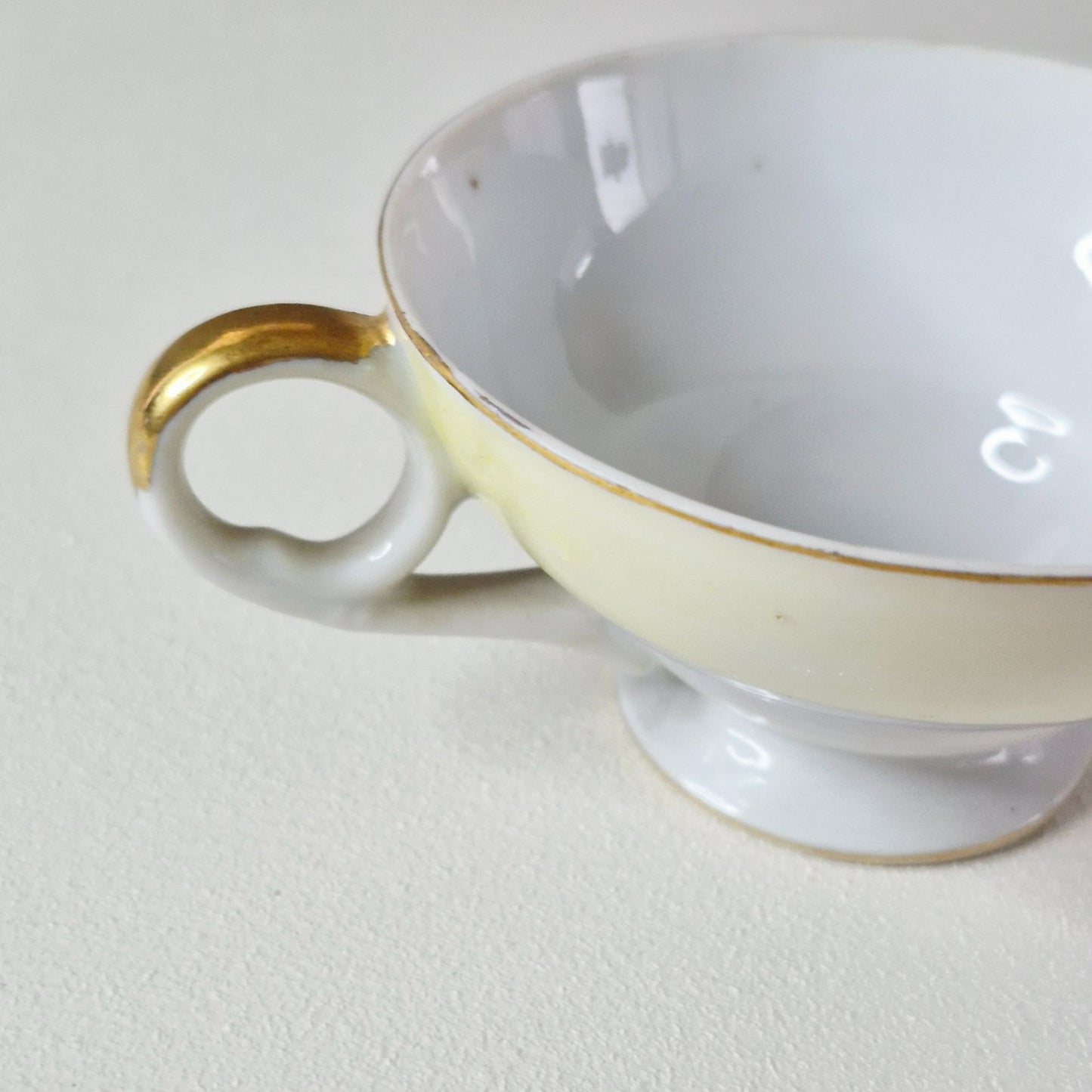 Vintage Tropical Flamingo Demitasse Cups & Saucer Set of 3, Made in Japan