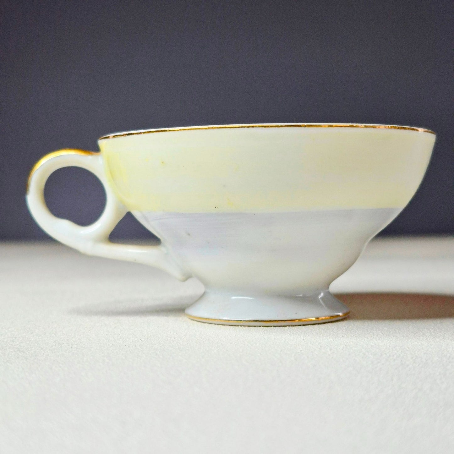 Vintage Tropical Flamingo Demitasse Cups & Saucer Set of 3, Made in Japan