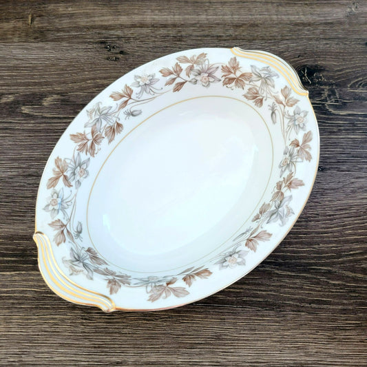 Noritake Allison Oval Serving Bowl, c.1950s Japan