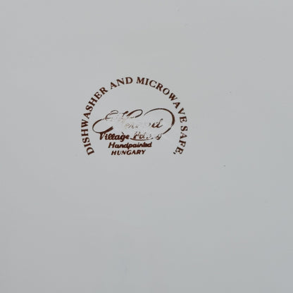 Herend Village Pottery Morning Song Dinner Plate, Hand-Painted, Made in Hungary