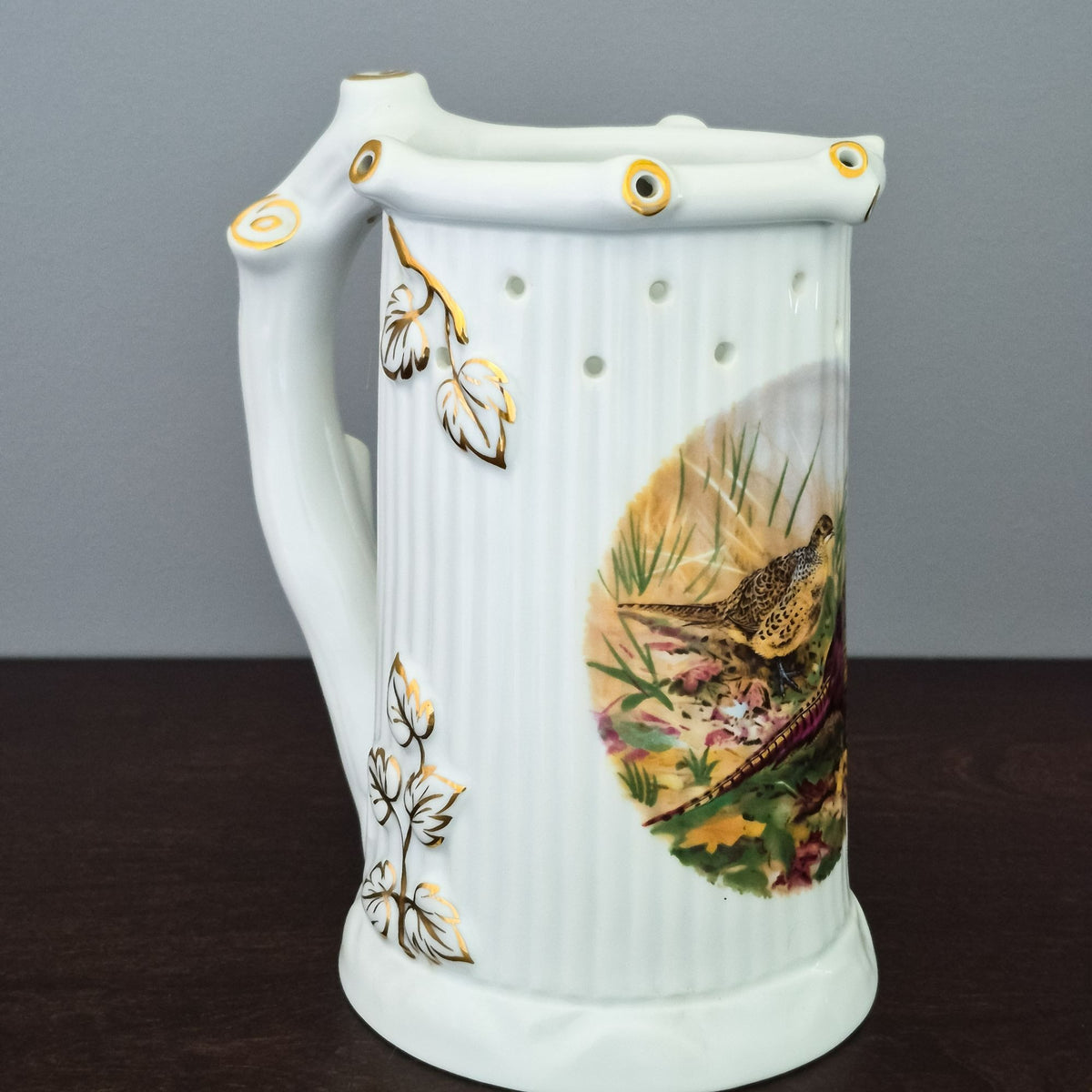 Vintage German Puzzle Beer Stein with Hidden Nude Lithophane
