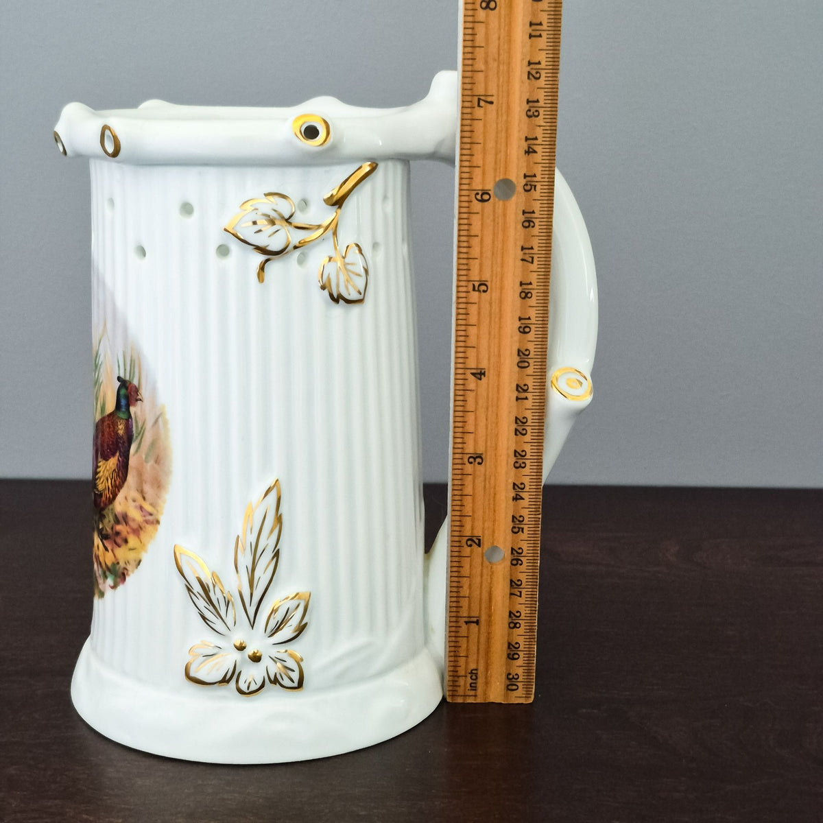 Vintage German Puzzle Beer Stein with Hidden Nude Lithophane