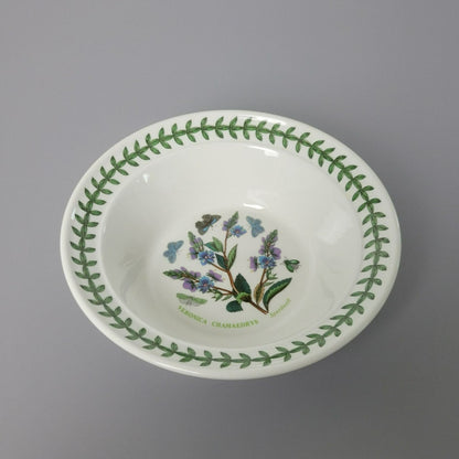 Portmeirion Botanic Garden Rim Cereal Bowl, Speedwell Pattern