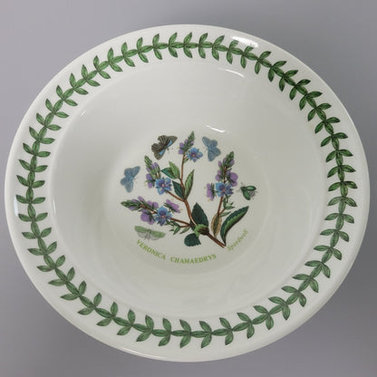 Portmeirion Botanic Garden Rim Cereal Bowl, Speedwell Pattern