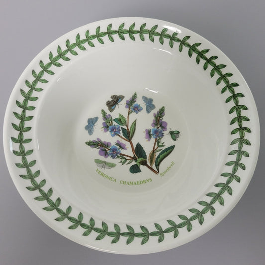 Portmeirion Botanic Garden Rim Cereal Bowl, Speedwell Pattern