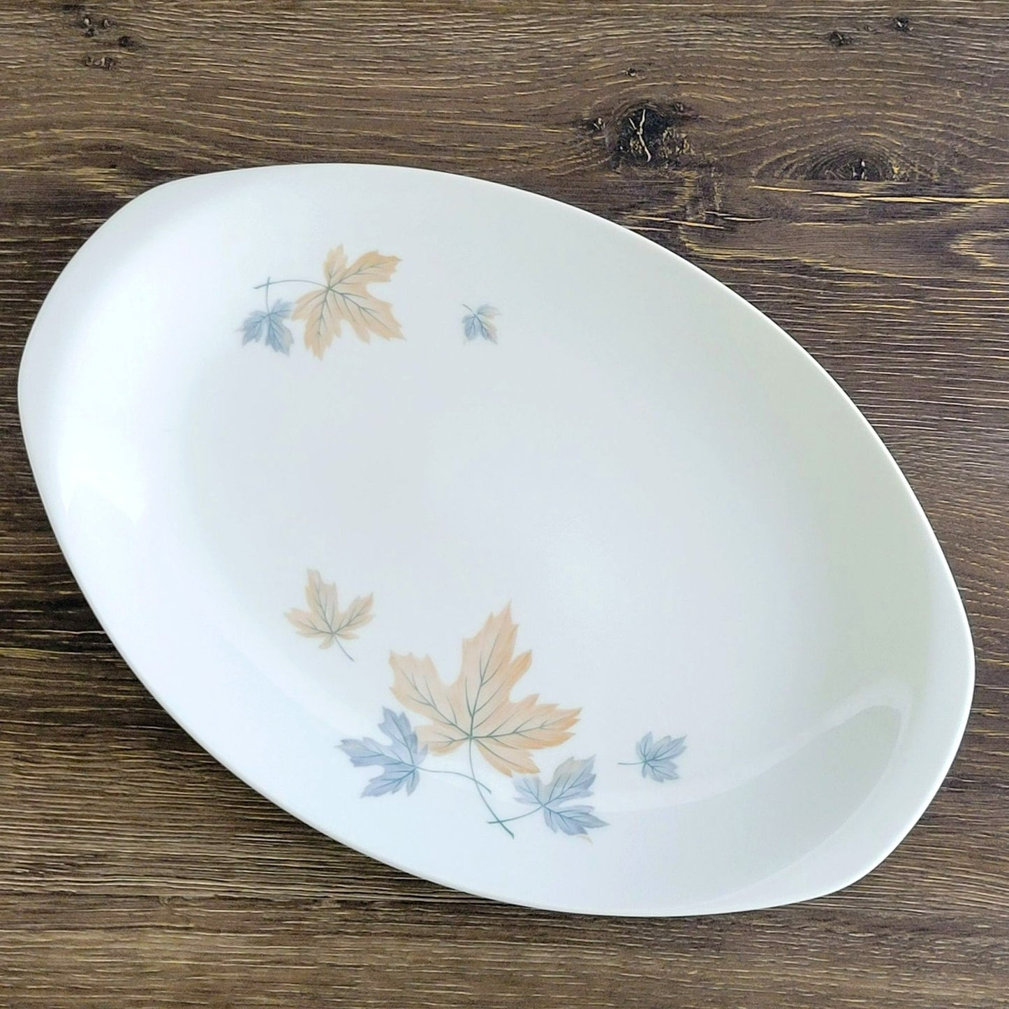 Noritake Maplewood 14" Oval Serving Platter, c.1960s Japan