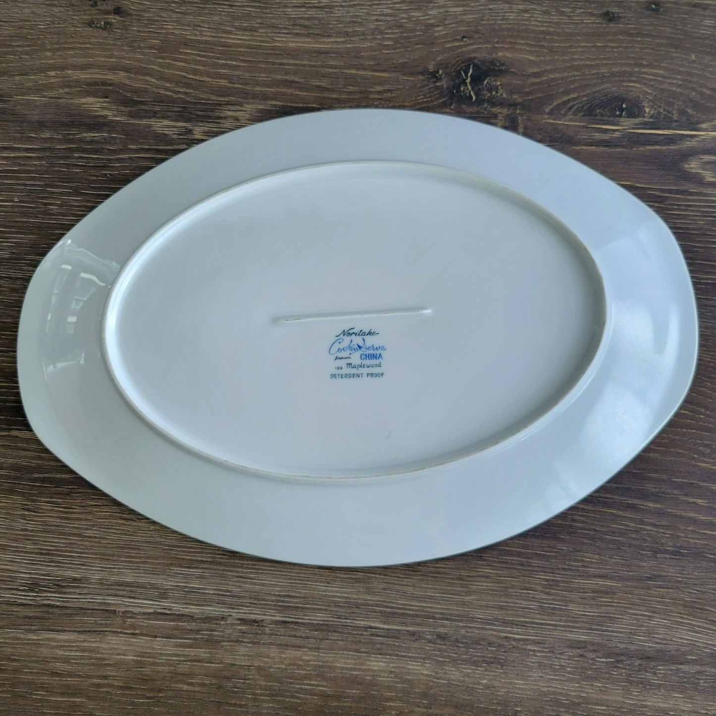 Noritake Maplewood 14" Oval Serving Platter, c.1960s Japan