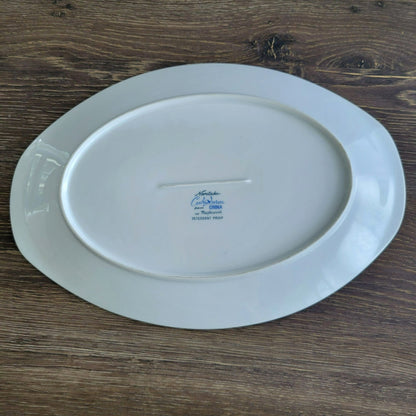 Noritake Maplewood 14" Oval Serving Platter, c.1960s Japan