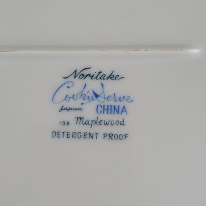 Noritake Maplewood 14" Oval Serving Platter, c.1960s Japan