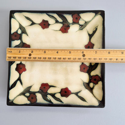 Mikasa "Desert Bloom" Square Salad Plate, c.2009-13