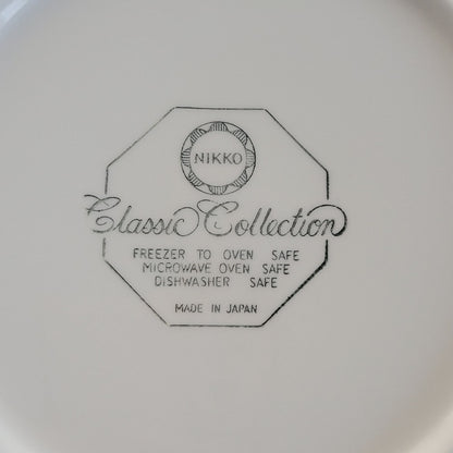 Nikko Christmastime Classic Collection Dinner Plate c.1979-83
