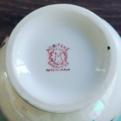 Noritake Small Whimsical Bird Floral Bowl, Made in Japan