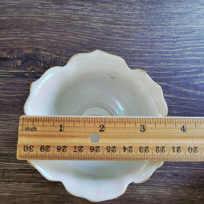 Noritake Small Whimsical Bird Floral Bowl, Made in Japan