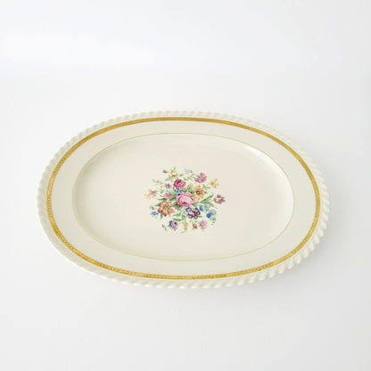 K&A Krautheim Oval Platter 15" La Marquise, Selb Bavaria Germany