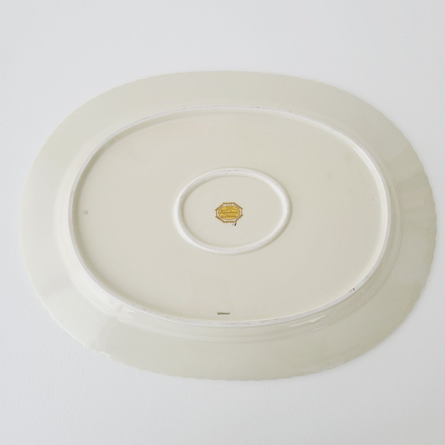 K&A Krautheim Oval Platter 15" La Marquise, Selb Bavaria Germany