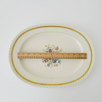 K&A Krautheim Oval Platter 15" La Marquise, Selb Bavaria Germany